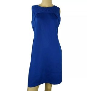 DONNA RICCO New York sheath blue  dress size 8